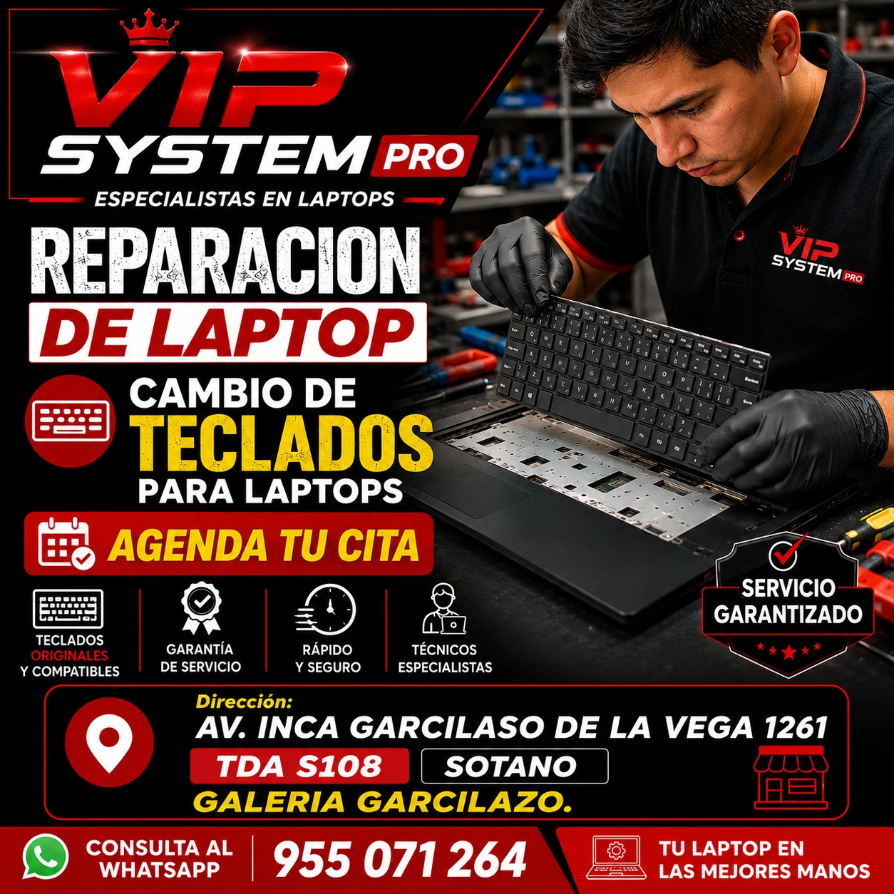 TECLADO REPARACION