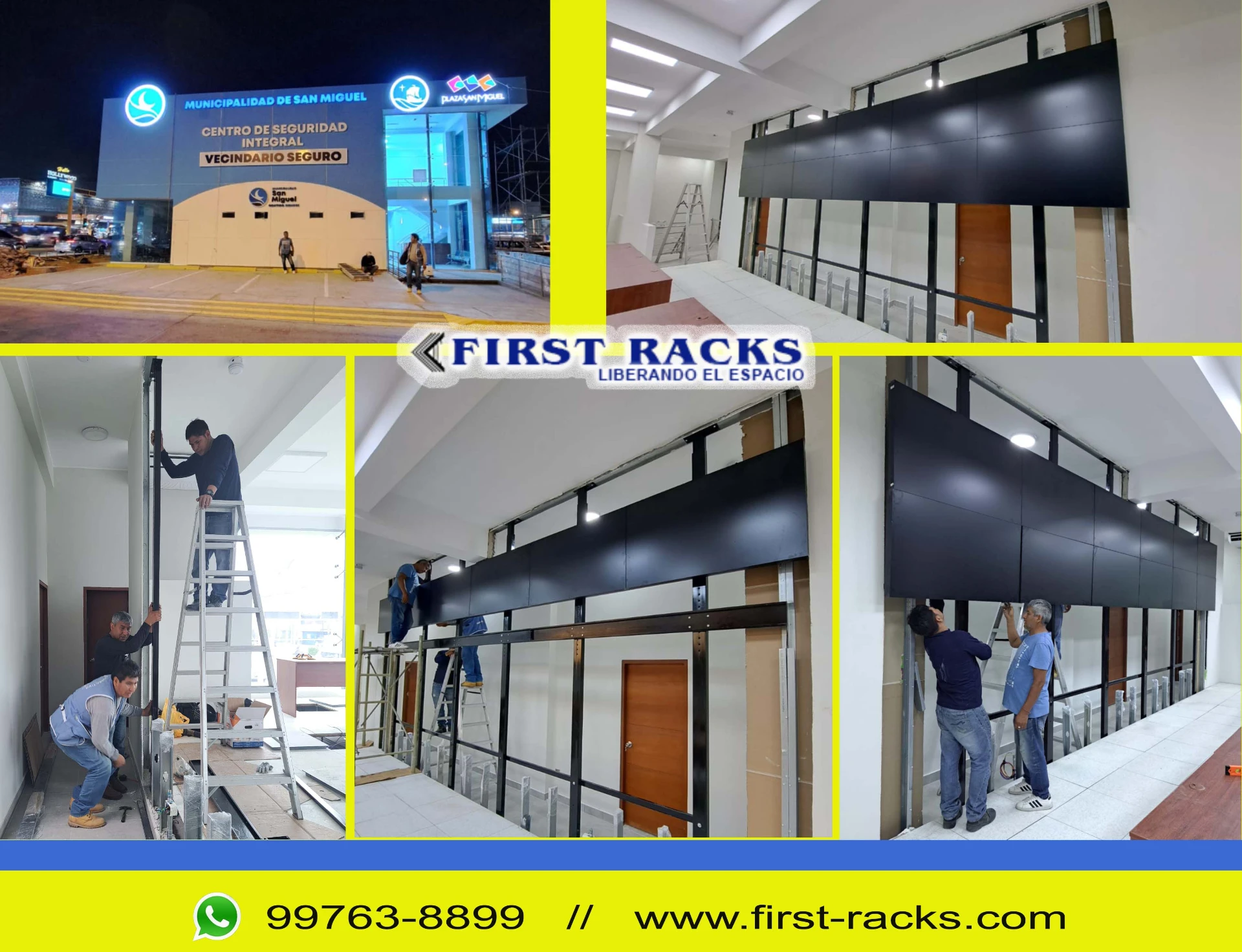 video wall piso-techo