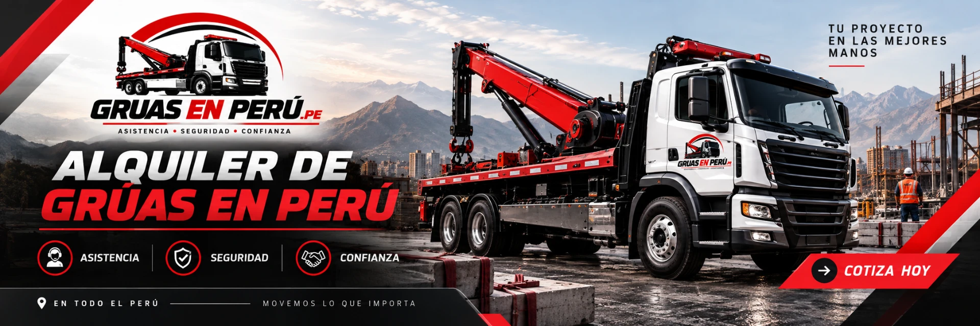 Grúas en Perú