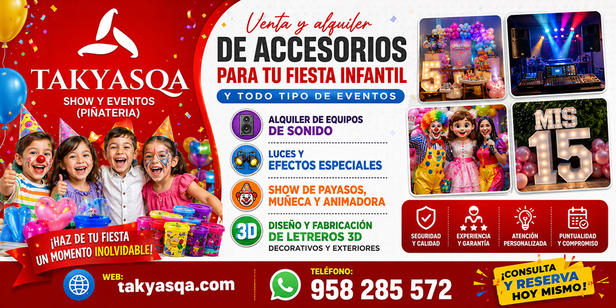 TAKYASQA EVENTOS Y SHOW